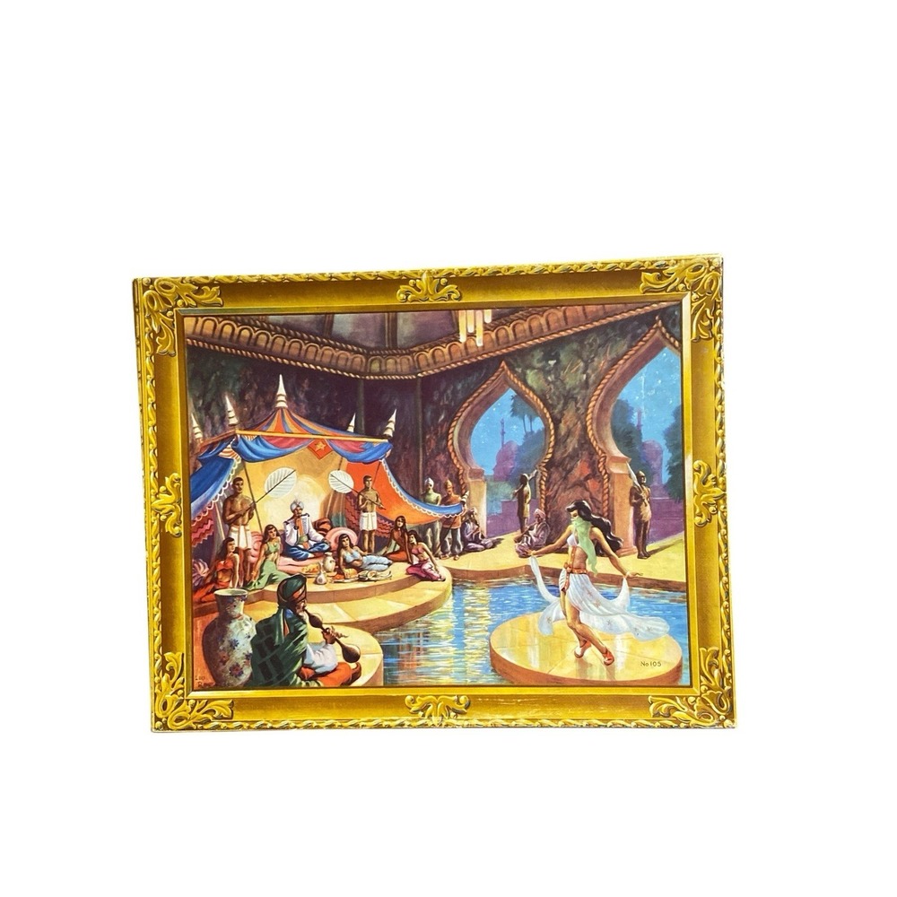 Vintage Waddington's No. 105 Arabian Palace 470 Piece Jigsaw Puzzle